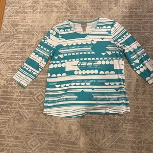 Fun Chico’s Abstract Shirt